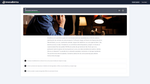 Vista 2 de Innova Learn, cursos interactivos y campus corporativo